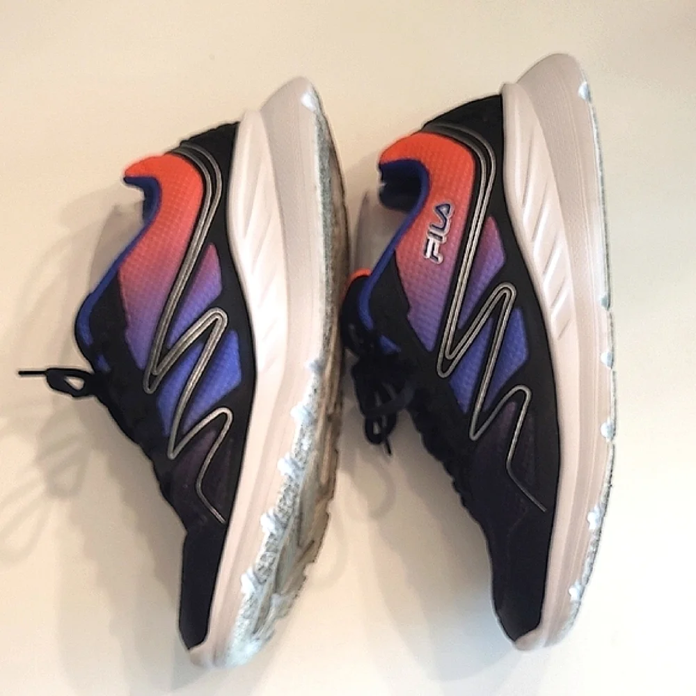 Fila Panorama 9 Sneakers Memory Foam Lace Up Low Top Running Athletic Trainers